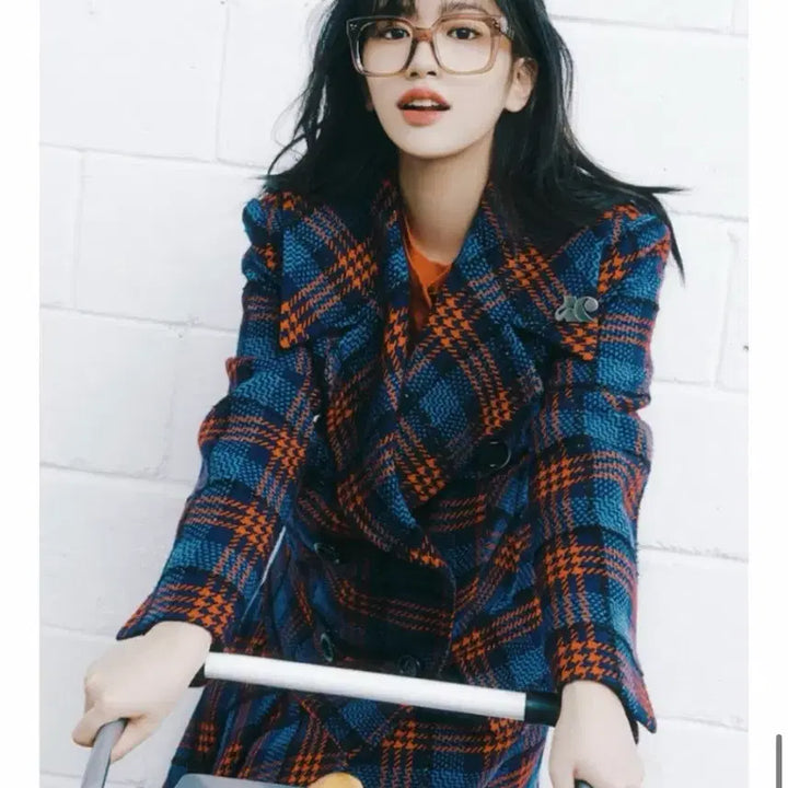 [SOLD OUT] 럭키슈에뜨 체크 코트 36 역시즌특가