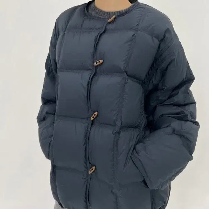 [BUNJANG] Bymin Goose Down Muffler Padded Jacket / 제평 by min 바이민 구스 머플러 패딩