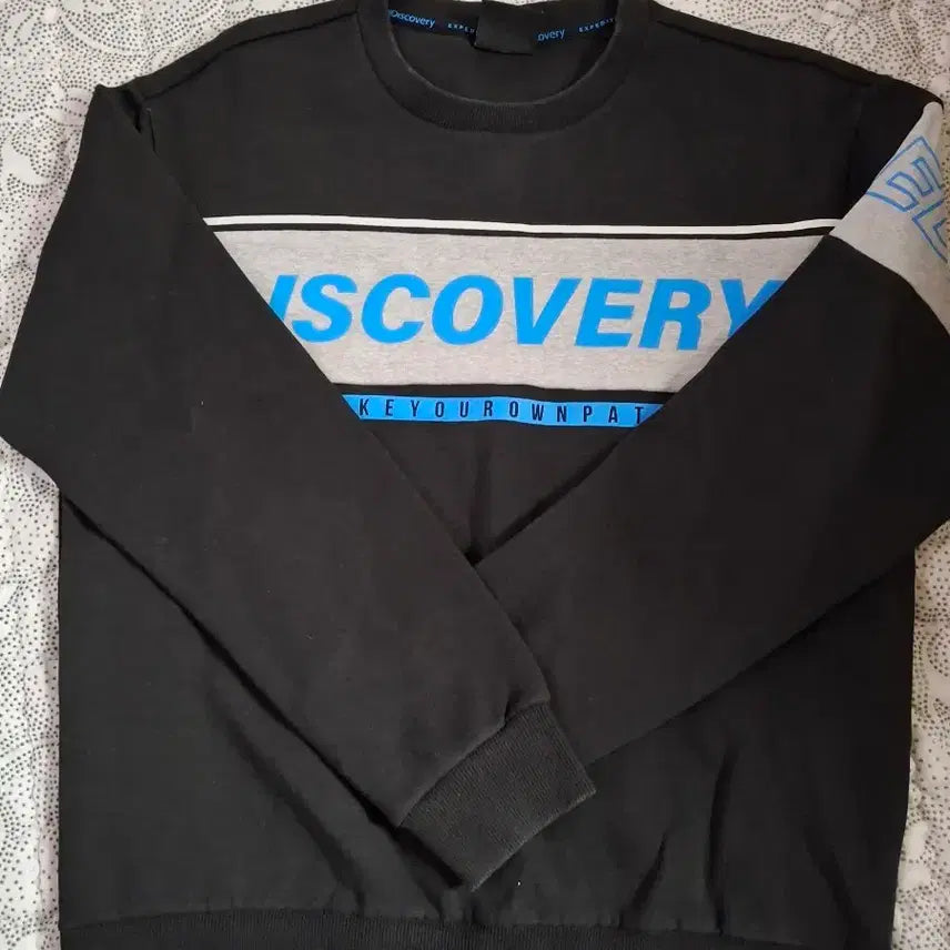 [BUNJANG] Discovery Expedition Black Sweatshirt T-Shirt / 디스커버리 맨투맨 티셔츠(90~95/공용)