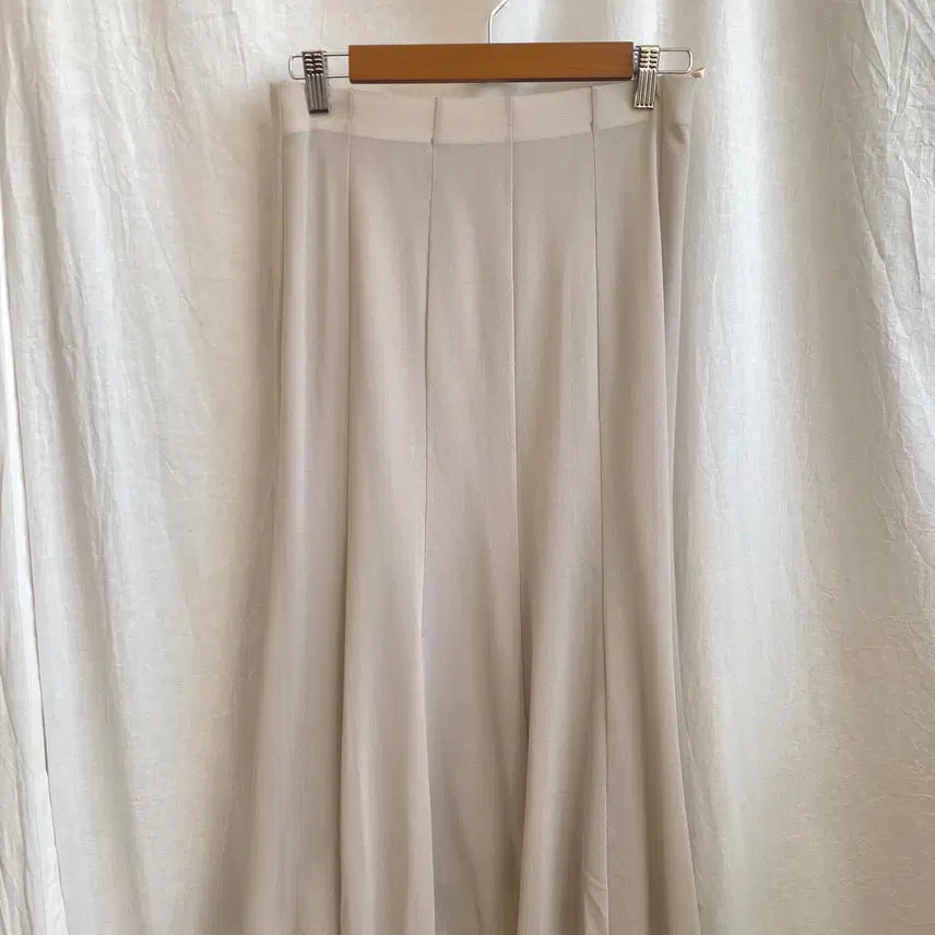 [BUNJANG] Beige Tulle Skirt (M) / 베이지 샤밴딩스커트(M)