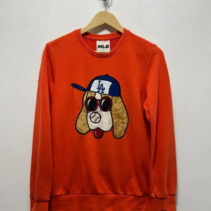 [BUNJANG] MLB LA Dodgers Dog Sweatshirt Orange (S) / MLB LA 다저스 강아지 맨투맨 오렌지 s