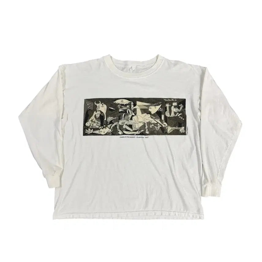 [SOLD OUT] 빈티지 90s Picasso 파블로 피카소 게르니카 아트 티셔츠