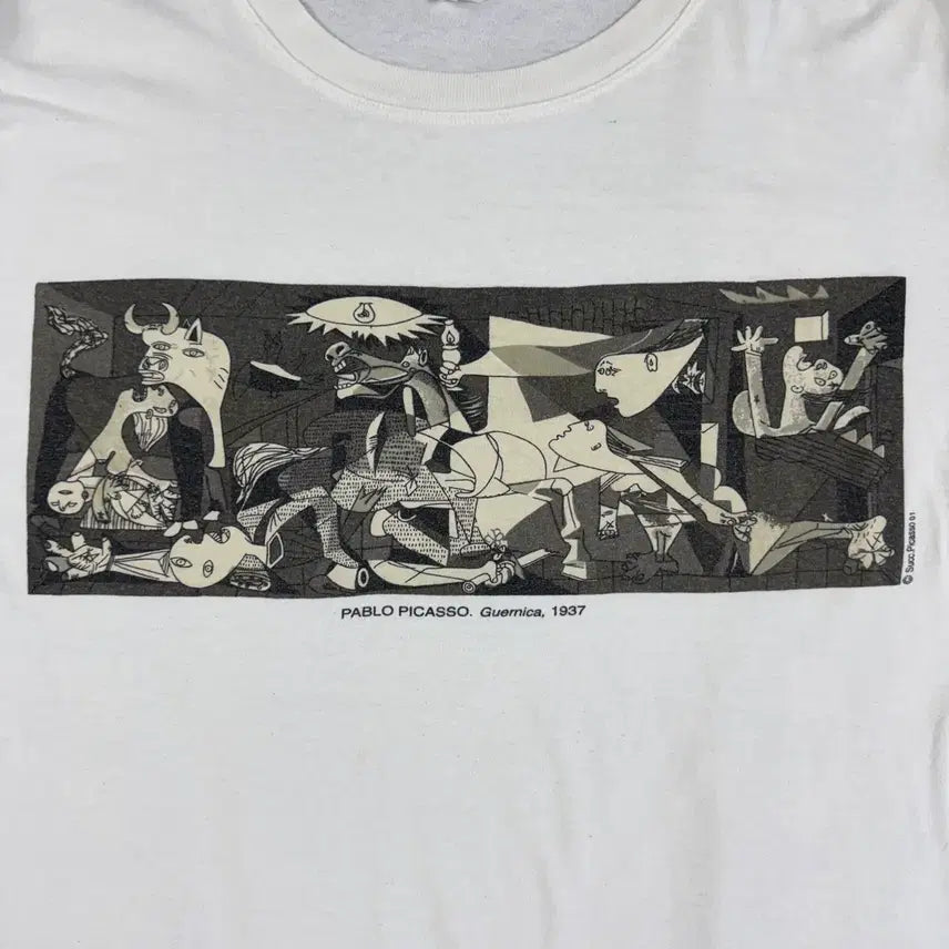 [SOLD OUT] 빈티지 90s Picasso 파블로 피카소 게르니카 아트 티셔츠