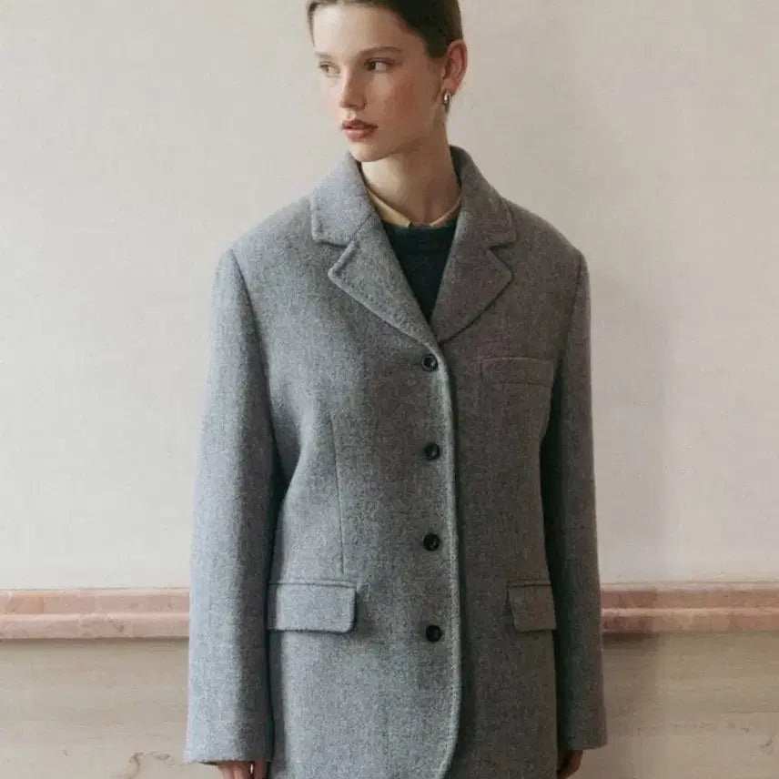 [BUNJANG] TUDMENT Alpaca Wool Jacket / 튜드먼트 알파카 울 자켓 새상품 (원가24)