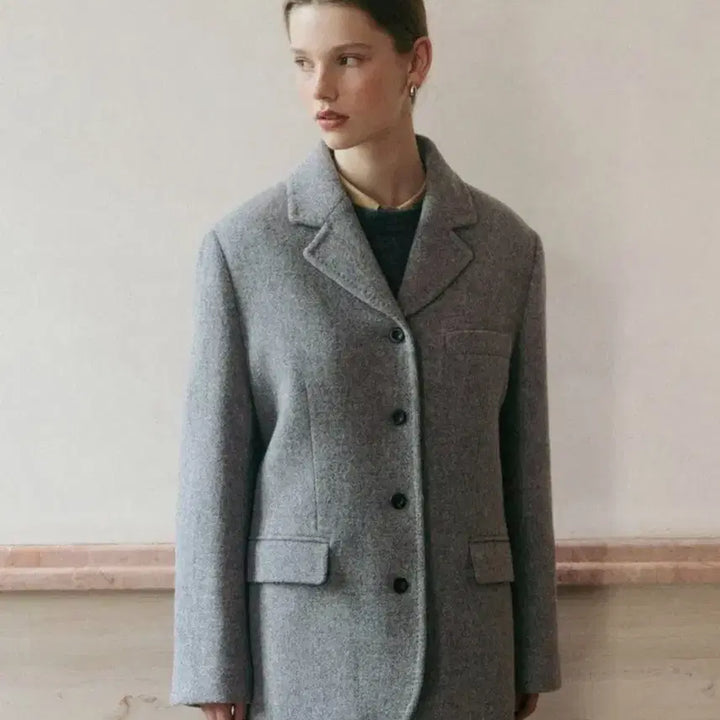 [BUNJANG] TUDMENT Alpaca Wool Jacket / 튜드먼트 알파카 울 자켓 새상품 (원가24)