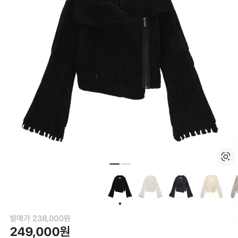 [BUNJANG] Matinkim Two-Way Knit Cardigan Black / 마뗑킴 투웨이 니트 가디건 블랙