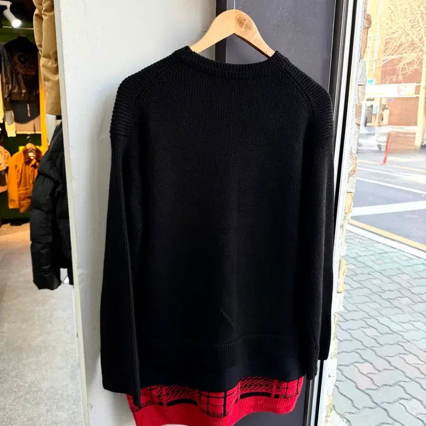 [BUNJANG] Juun.J Layered Wool Sweater / S/ 준지 레이어드 울 스웨터 니트