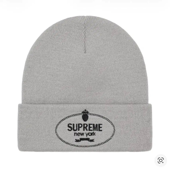 [BUNJANG] Supreme Crest Beanie Grey / 슈프림 크레스트 비니 그레이 - 24FW