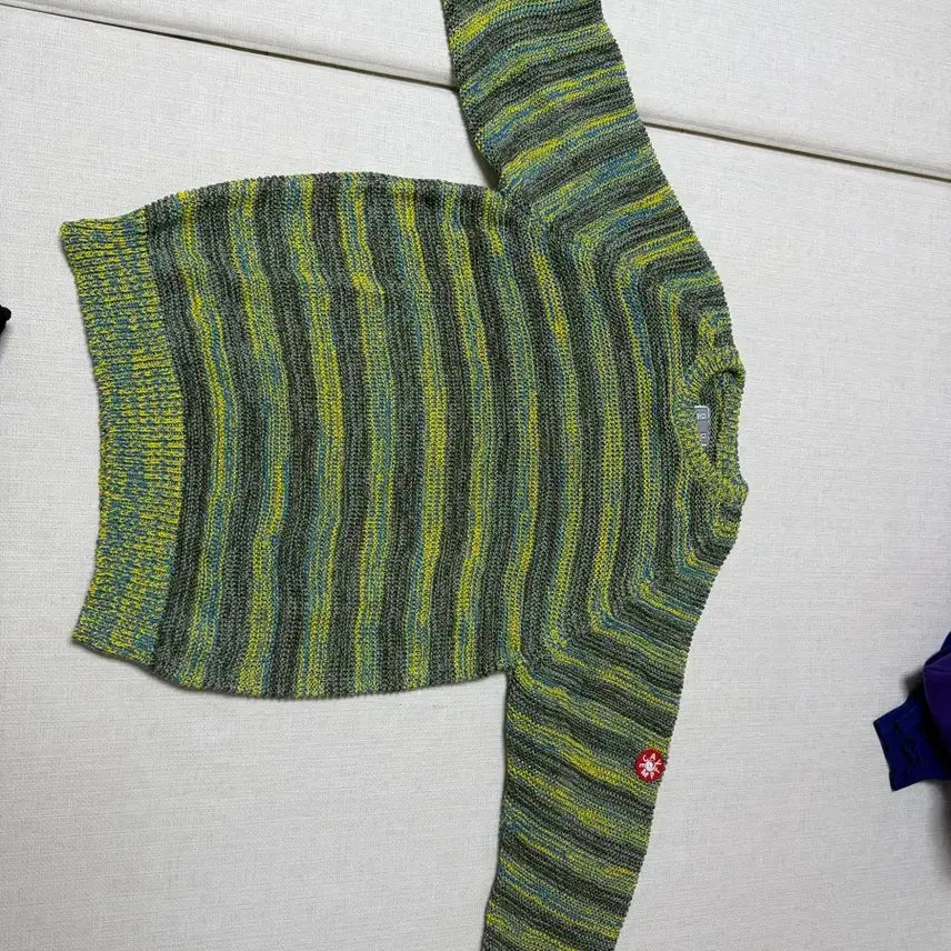 [BUNJANG] Cav Empt Striped Knit Sweater / 카브엠트, CAV EMPT