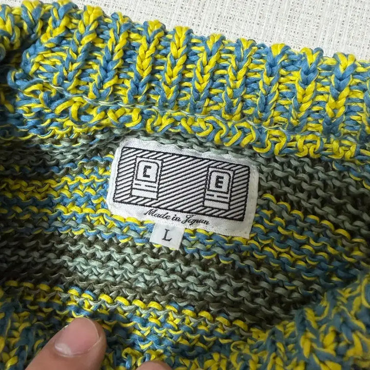 [BUNJANG] Cav Empt Striped Knit Sweater / 카브엠트, CAV EMPT
