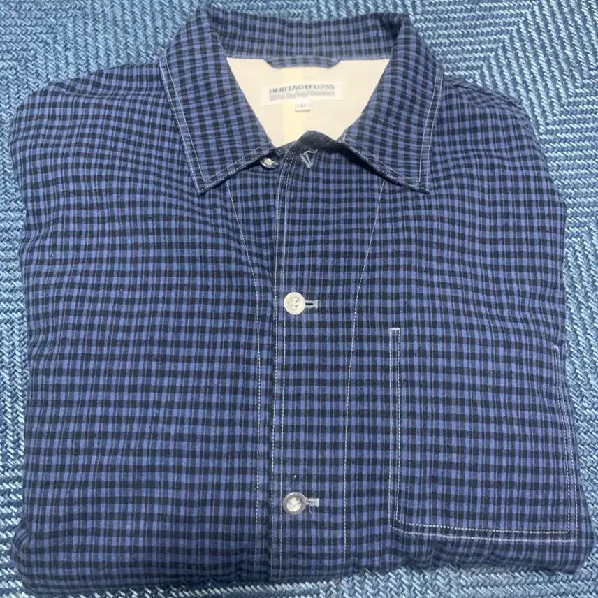 [SOLD OUT] 헤리티지플로스 린넨 필드자켓 네이비 L