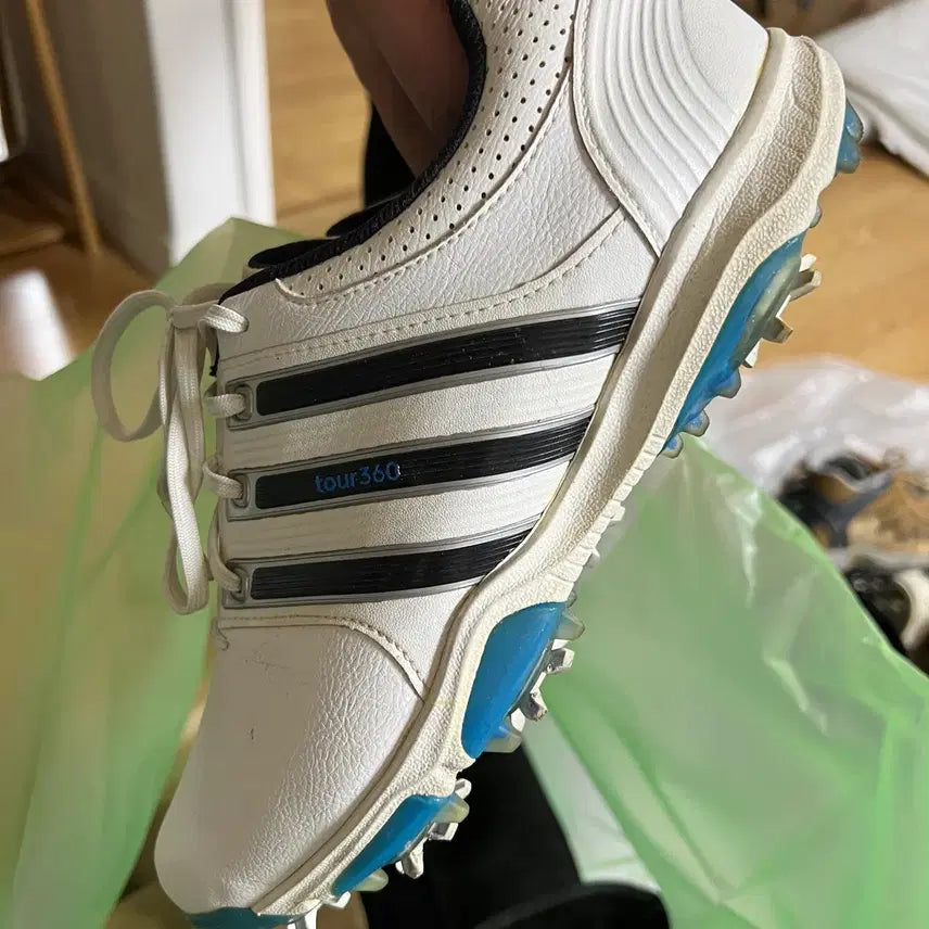 [BUNJANG] Adidas Tour360 Golf Shoes White / 아디다스 Tour360 골프화 흰색