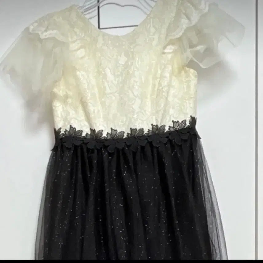 [BUNJANG] Lace Tutu Short Sleeve Top / 레이스 튜튜 반팔 향상복 예중 예고