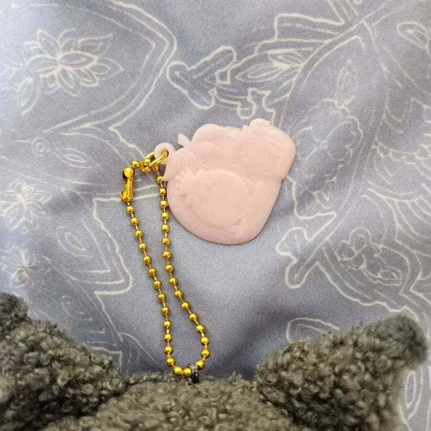 [BUNJANG] Sanrio Kuromi Plushie Keyring / 산리오 쿠로미 뽀글이 인형 키링