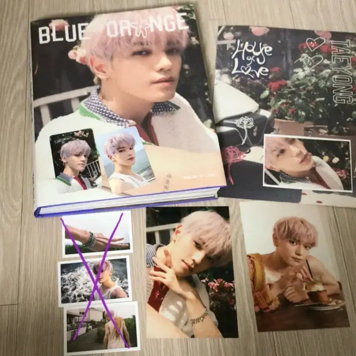 [BUNJANG] NCT 127 Taeyong Blue Orange Photobook Postcard Bundle Set / 엔시티127 태용 블루투오렌지 포토북 양도 포카 엠디 이태용 엽서 교환