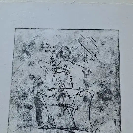 [BUNJANG] Guak Hoon Signed Abstract Painting / 대가풍의 추상작품