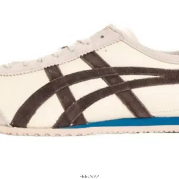 [BUNJANG] Onitsuka Tiger Mexico 66 Grey/White Dark Brown / 오니츠카 타이거 멕시코 66 그레이화이트/다크브라운