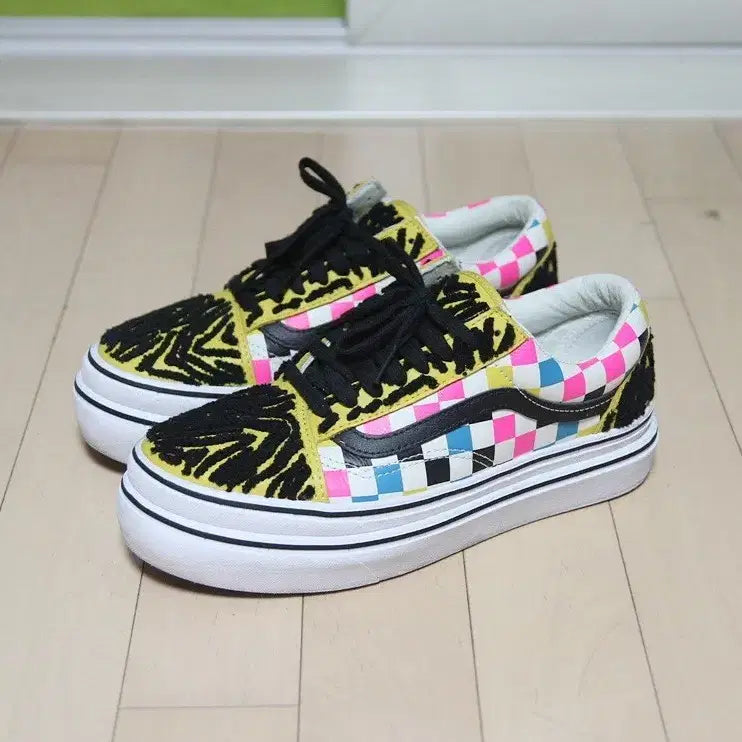 [BUNJANG] Vans Super Comfycuish Old Skool Multi Limited Edition Sneakers / [245] 반스 슈퍼 컴피쿠시 올드스쿨 멀티 한정판