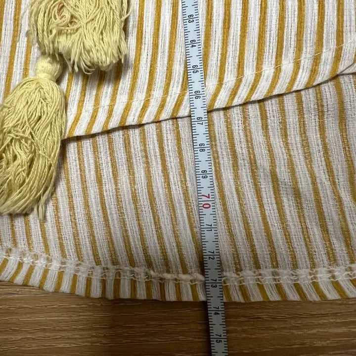[SOLD OUT] 줄무늬 셔츠 블라우스 + 술 장식 902