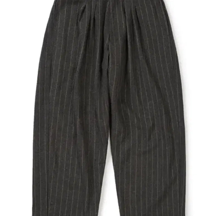 [BUNJANG] Karactor Wool Herringbone Pleated Pants Grey / [00] karactor 카락터 울 헤링본 플리츠 팬츠 그레이