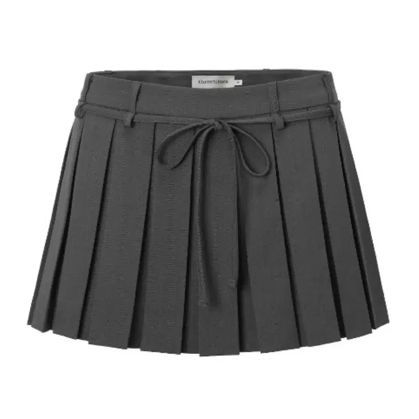 [BUNJANG] 3times Cheeri Skirt Grey S / 쓰리타임즈 치어리 스커트 그레이 s