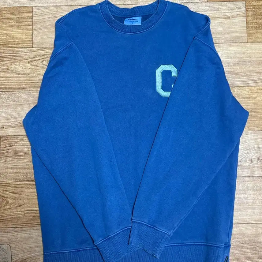 [BUNJANG] Covernat C Logo Sweatshirt - Blue / 커버낫 C로고 맨투맨 블루