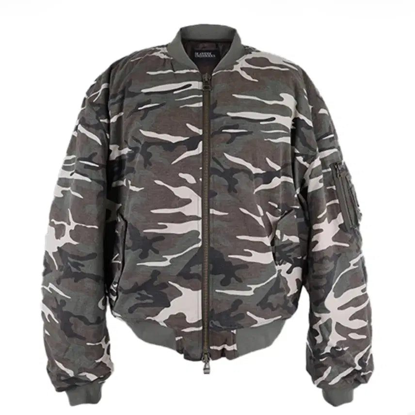 [BUNJANG] Awende Camo Bomber Jacket / [2] 어웬드 카모 봄버