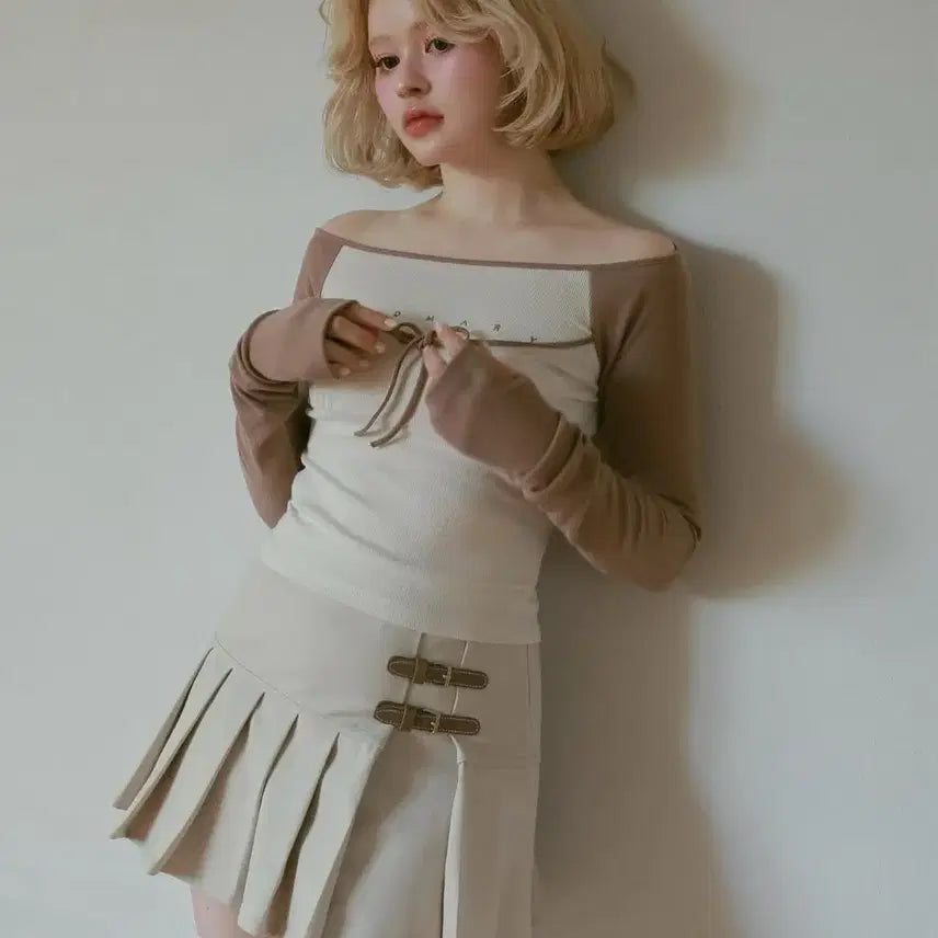 [BUNJANG] Andmary Ribbon Long Sleeve Top / Andmary alma ribbon tops 앤드마리 버블즈 스나계 피움
