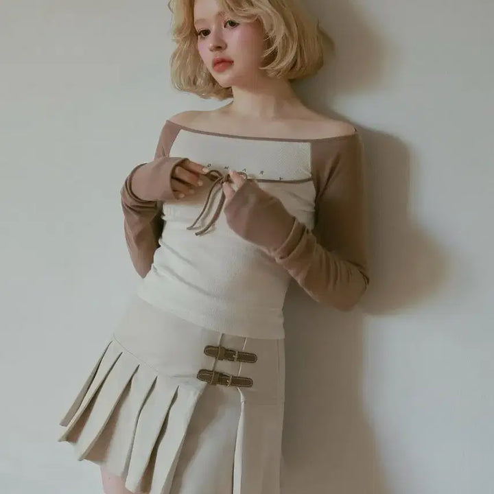 [BUNJANG] Andmary Ribbon Long Sleeve Top / Andmary alma ribbon tops 앤드마리 버블즈 스나계 피움