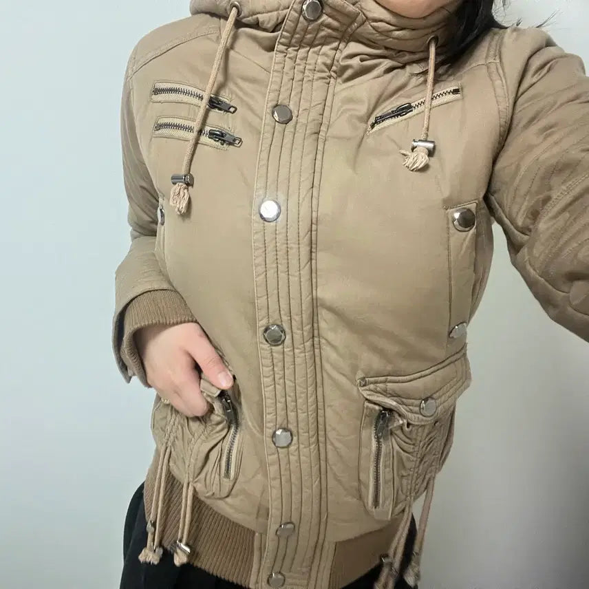 [BUNJANG] LIZ LISA Gyaru Style Jacket with Fur Lining / 갸루깔 리즈리사 폭닥퍼안감 자켓