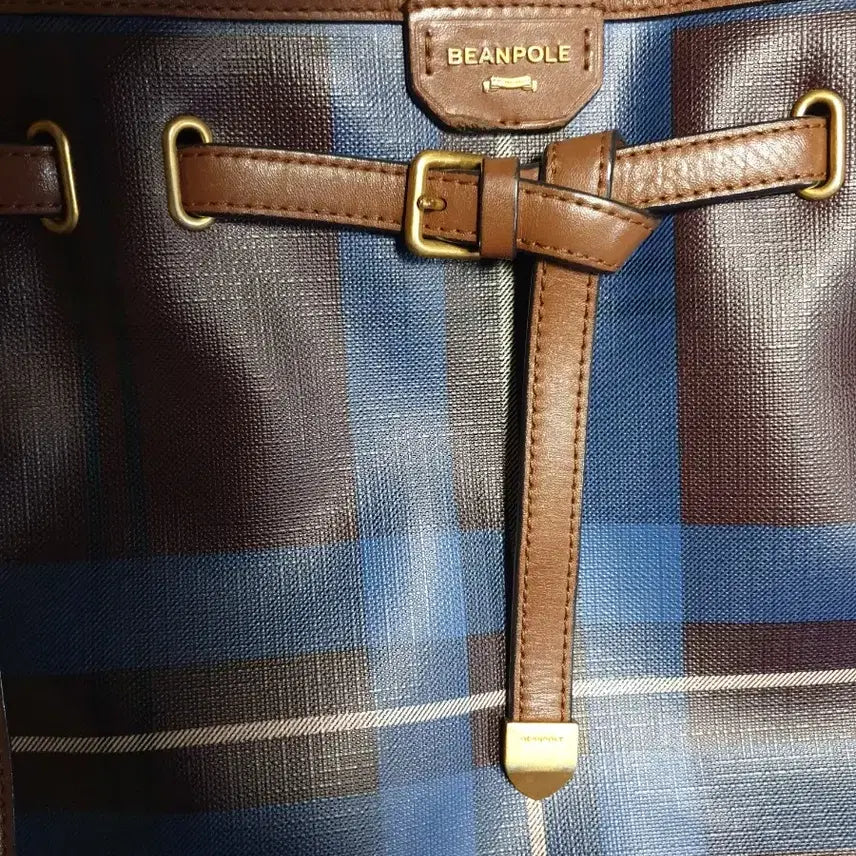 [BUNJANG] Beanpole Herit Classic Check Crossbody Bag / 빈폴 헤릿 클래식체크 도트겸 크로스백 (수지백)