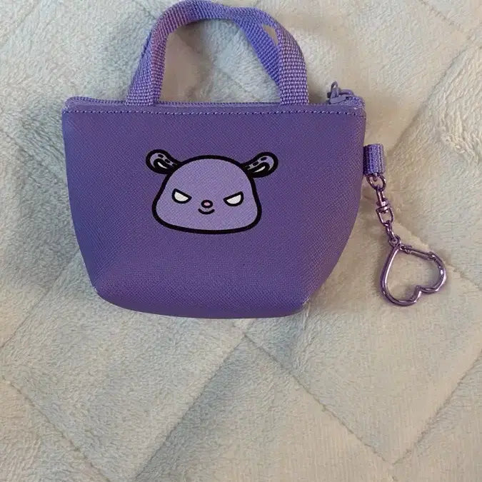 [BUNJANG] Kuromi Mini Pouch Keyring / 쿠로미 미니 파우치 키링