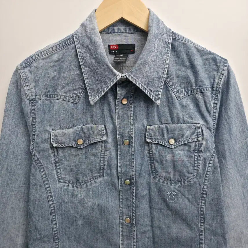 [BUNJANG] Diesel Denim Western Shirt / [M] 디젤 데님 웨스턴 셔츠