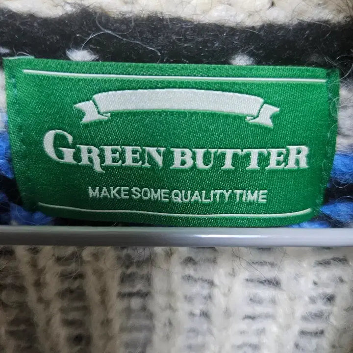 [BUNJANG] Green Butter Knit Cardigan / 그린 버터 니트 가디건