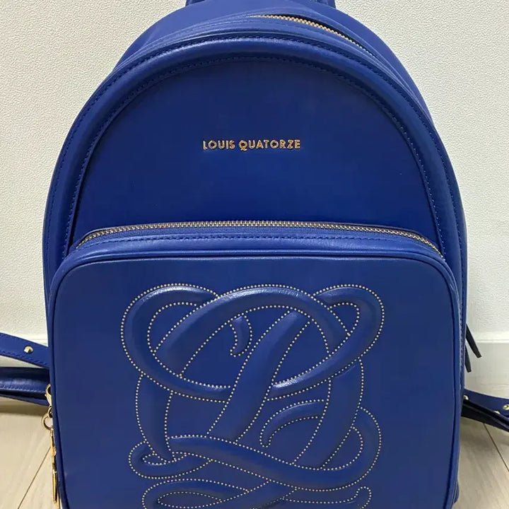 [BUNJANG] Louis Quatorze Blue Mini Backpack / 루이까또즈 블루 미니 백팩