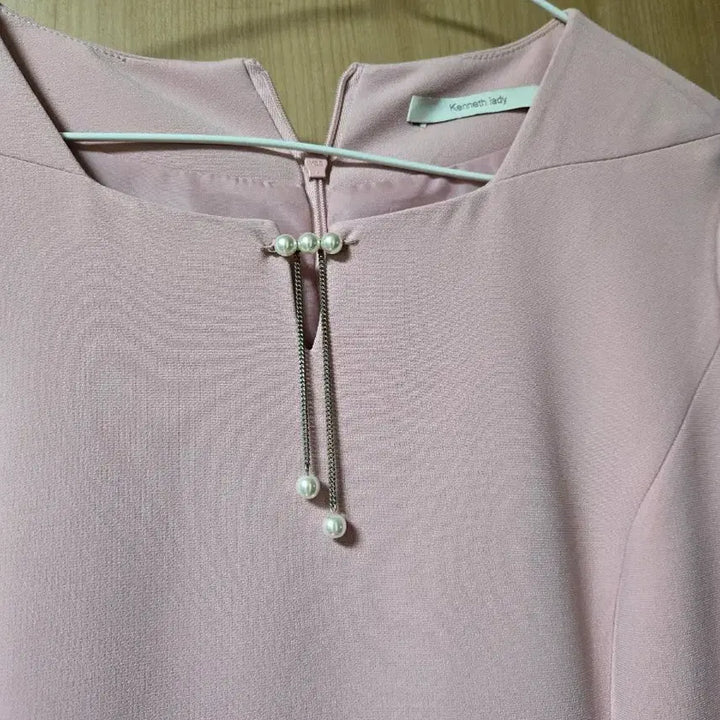 [BUNJANG] Kenneth Lady Pink Midi Dress / 케네스레이디 봄 핑크 원피스