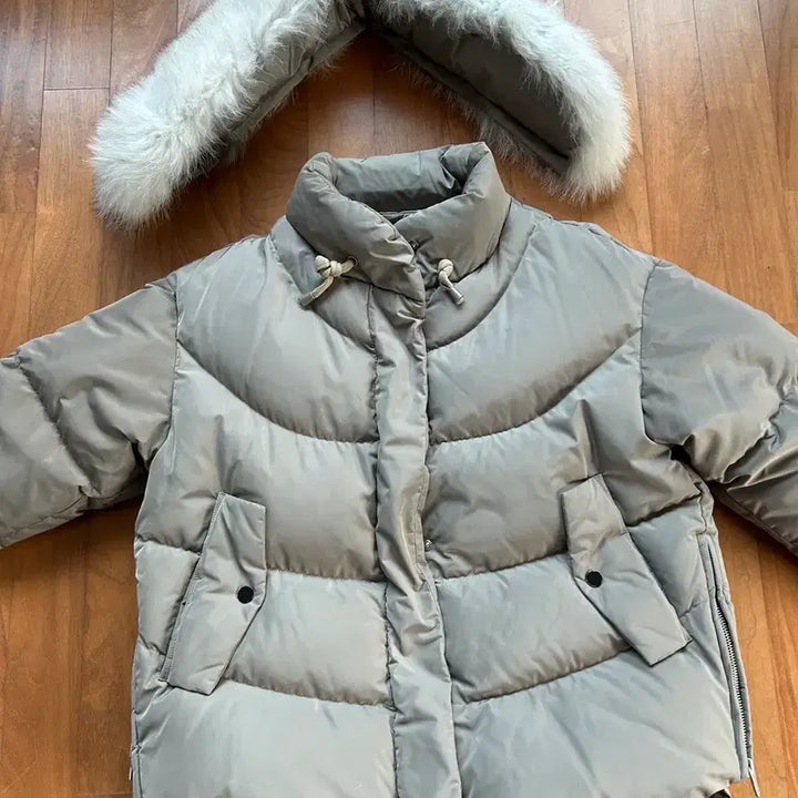 [BUNJANG] CC Collect Fox Fur Goose Down Padded Jacket - Size 55 / cc collect 폭스퍼 구스다운  패딩 55사이즈
