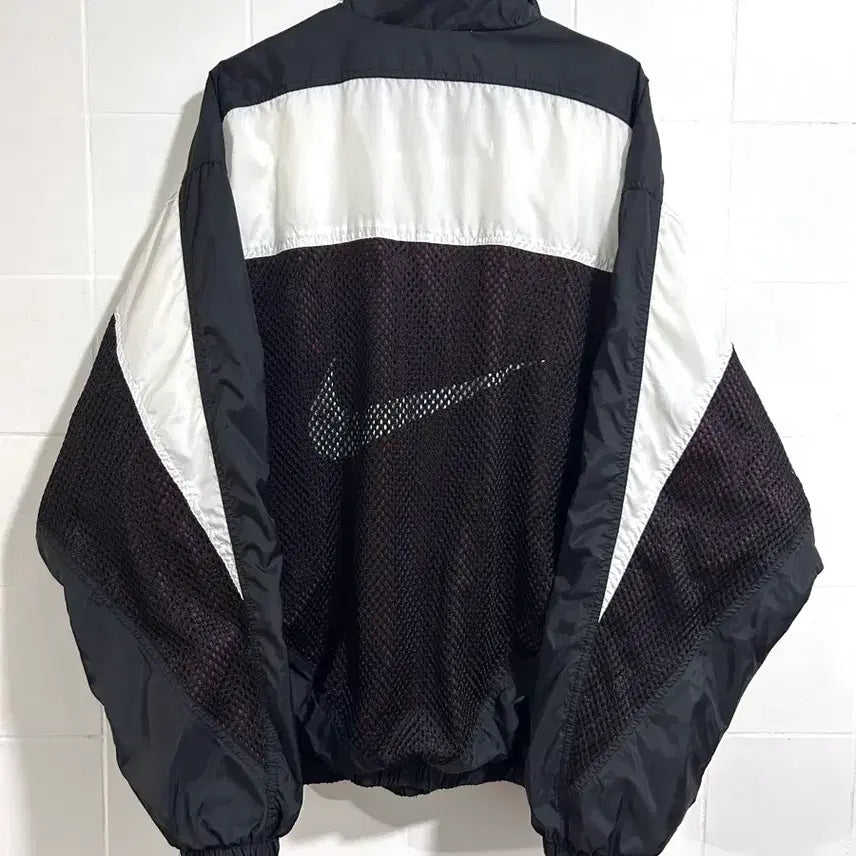 [BUNJANG] Nike 90s Windbreaker Maroon White / 나이키 90s 바람막이 마룬 화이트