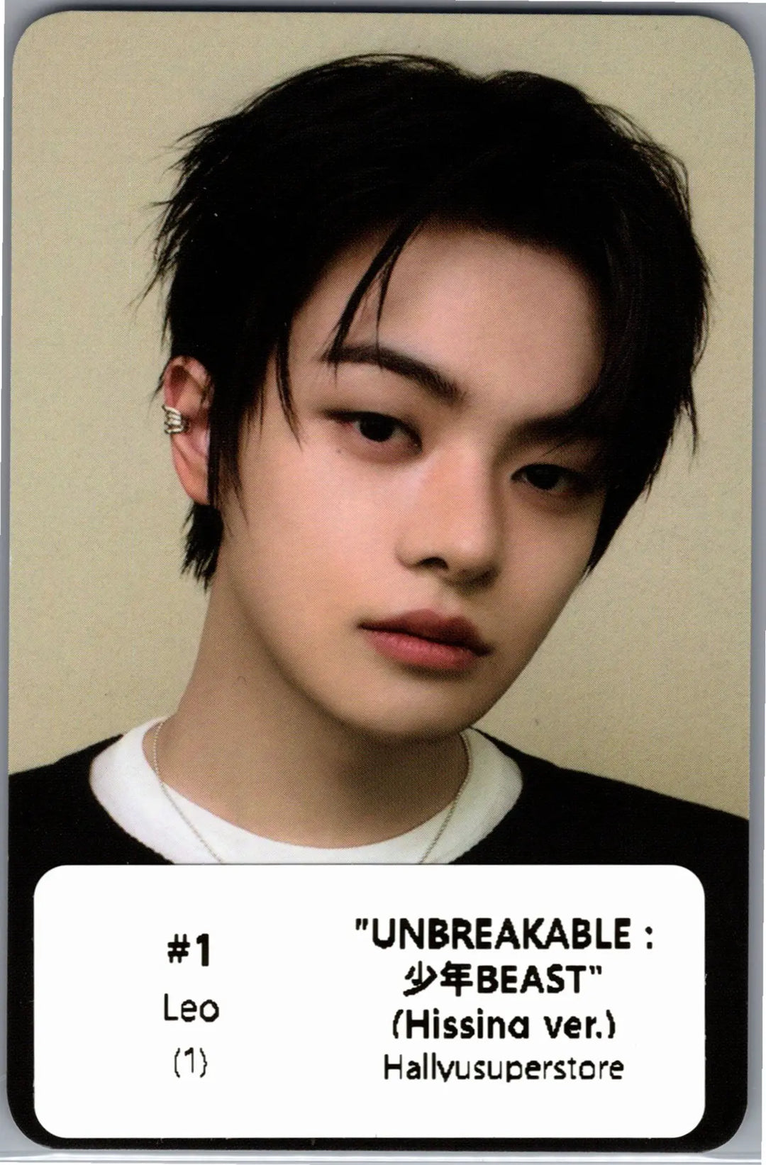 ALPHA DRIVE ONE "UNBREAKABLE : 少年BEAST" - Officail Photocard (Hissing Ver.) [26.08.25]