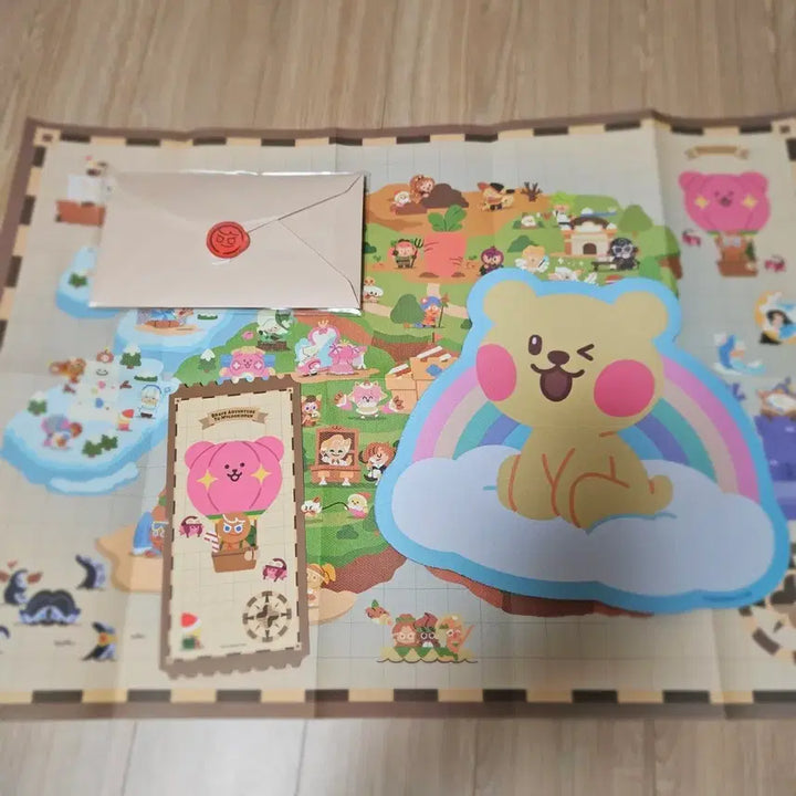 [BUNJANG] Cookie Run Kingdom Adventure Kit &amp; Gummy Bear Mousepad Bundle / 쿠키런 킹덤 어드벤쳐 키트, 마우스패드 일괄 처분