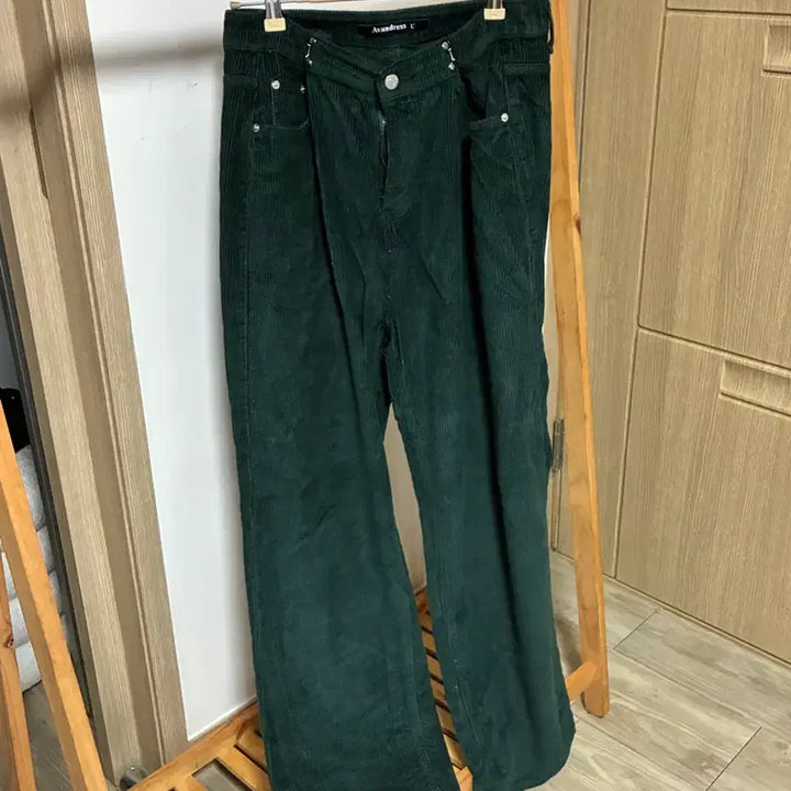 [BUNJANG] Deep Green Corduroy Pants / 딥그린 코듀로이 팬츠