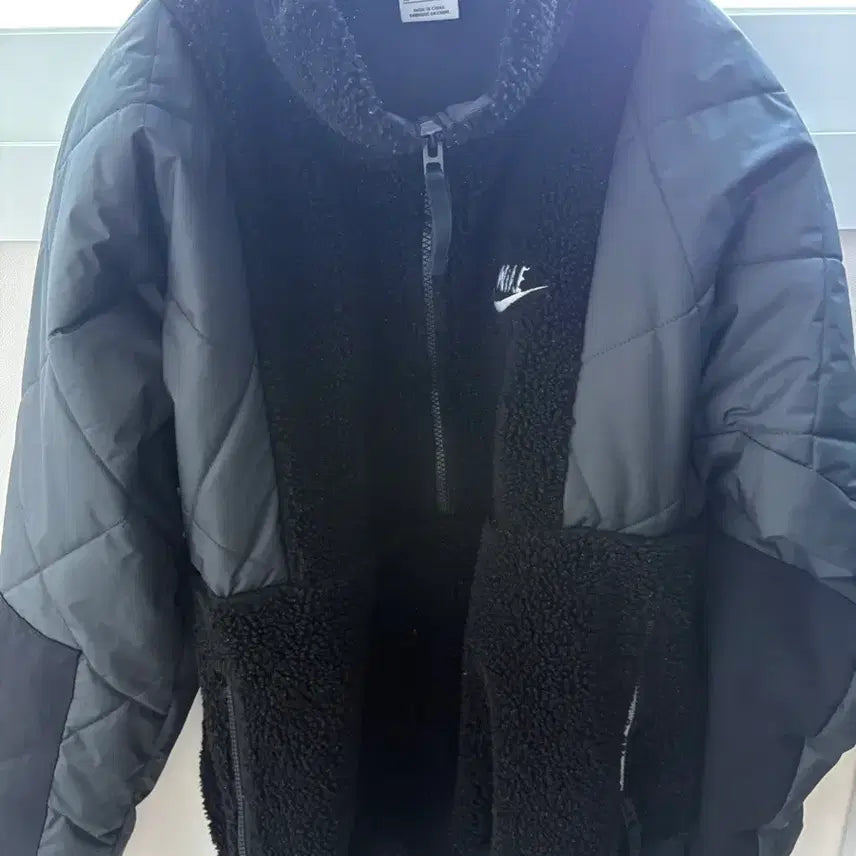 [BUNJANG] Nike Padded Fleece Half-Zip Pullover / 나이키 패딩 플리스 반집업 팝니다.(DD6446-010)