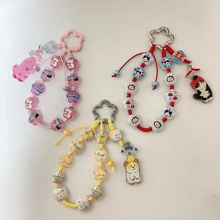 [BUNJANG] Cute Character Keyring/Phone Strap / 귀여운 캐릭터 키링 / 핸드폰 스트랩