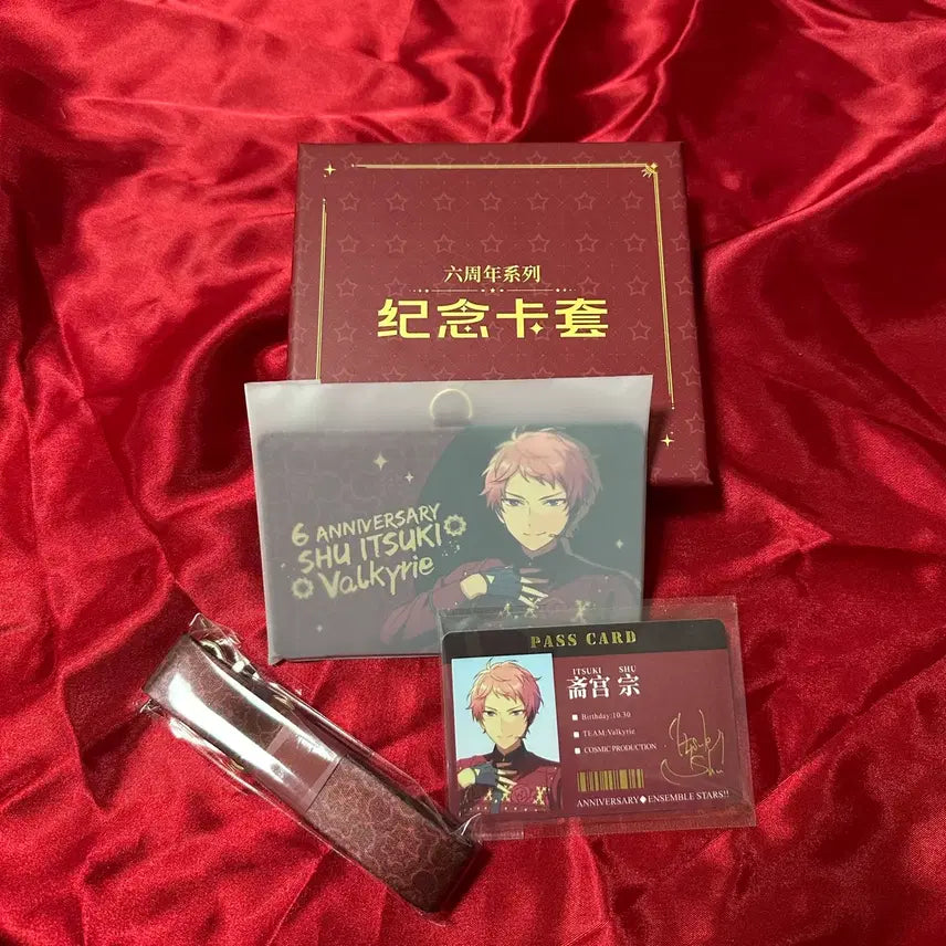 [BUNJANG] Ensemble Stars! Valkyrie Shu Itsuki Pass Case Set / 앙스타 발키리 이츠키슈 통행증 세트