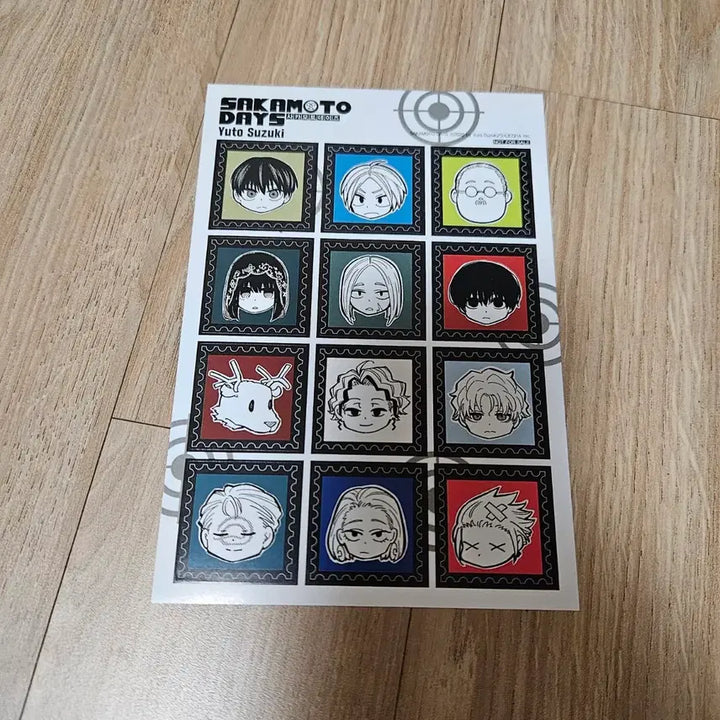 [BUNJANG] SakActionModeto Days Bundle Set: Sticker, Postcard, Standing Card / 사카모토데이즈 특전 스티커, 엽서, 스탠딩 일괄