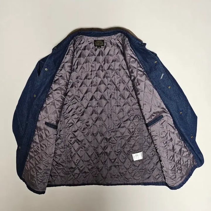 [BUNJANG] BONOUE Denim Coverall Jacket Corduroy Collar / 본로우 데님 커버올 자켓 코듀로이 카라