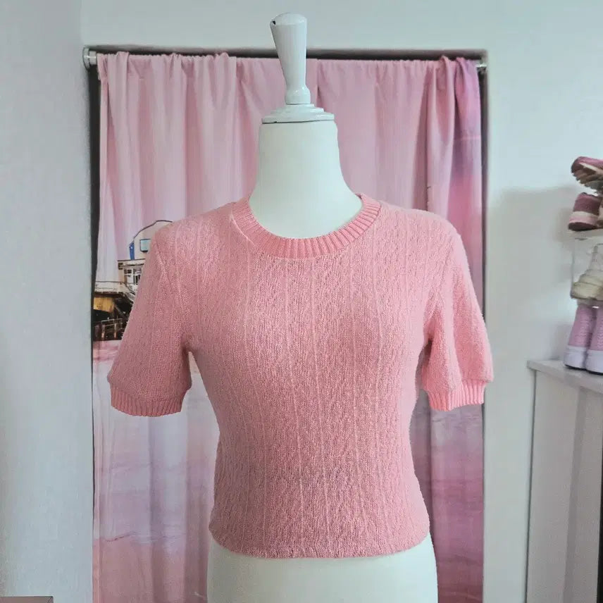 [BUNJANG] ZARA Pink Knit Sweater / 자라 핑크 니트