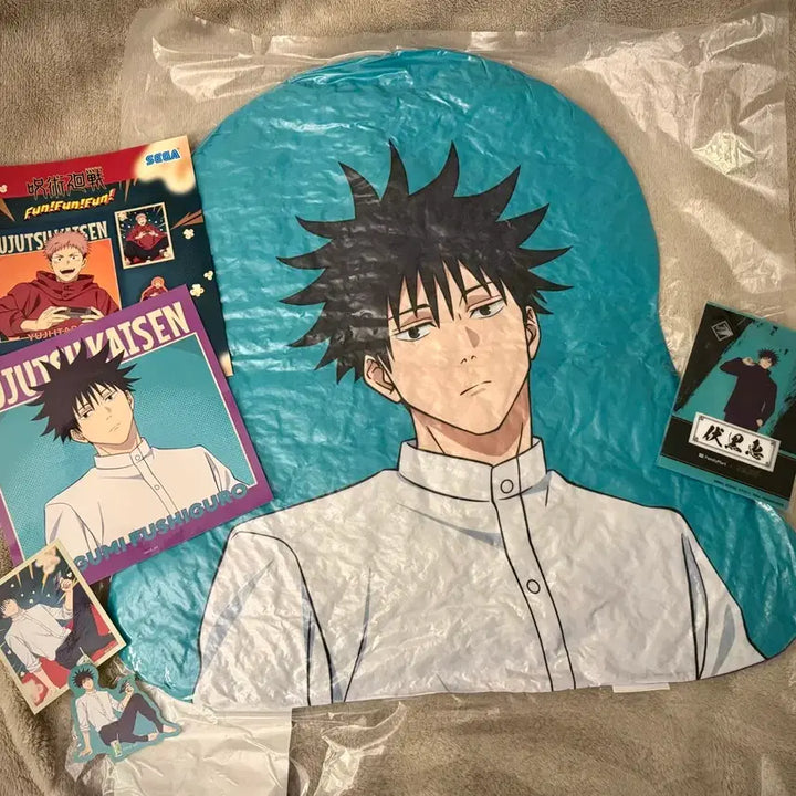 [BUNJANG] Jujutsu Kaisen Megumi Fushiguro Sega Cusion Set / 주술회전 세가쿠지 B상 후시구로 메구미 쿠션 세트