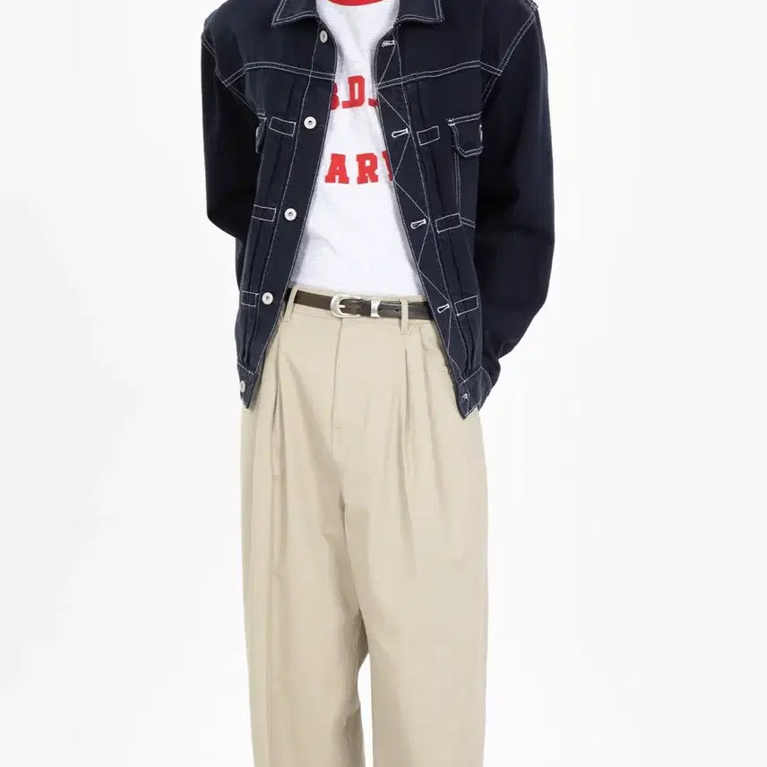 [BUNJANG] Birthday Suit Minimalist Trucker Jacket L / 벌스데이수트 미니멀 트러커 자켓