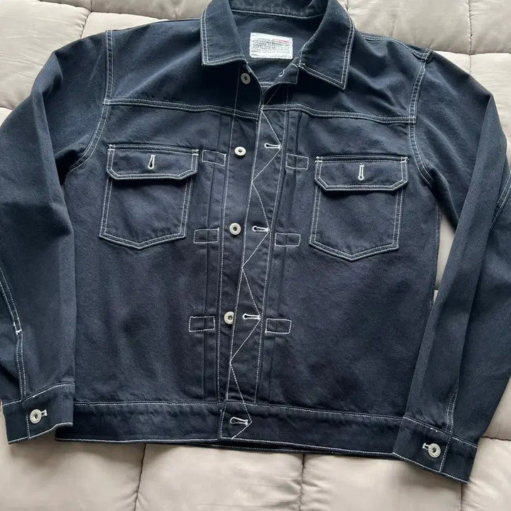 [BUNJANG] Birthday Suit Minimalist Trucker Jacket L / 벌스데이수트 미니멀 트러커 자켓